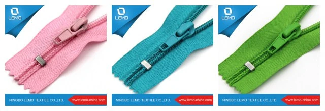 High Quality 5# Reversible Nylon Zippers for Coats