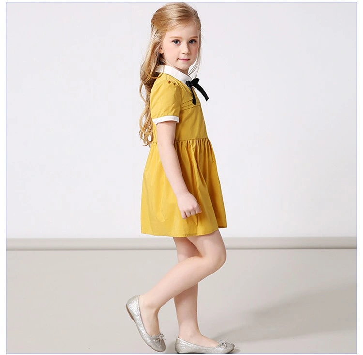 Custom Popular Style School Uniform Pinafore Kindergarten Uniform for Girls