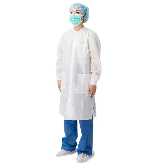 Factory Supplier Doctor Lab Coat Uniform Classical White Lab Coat