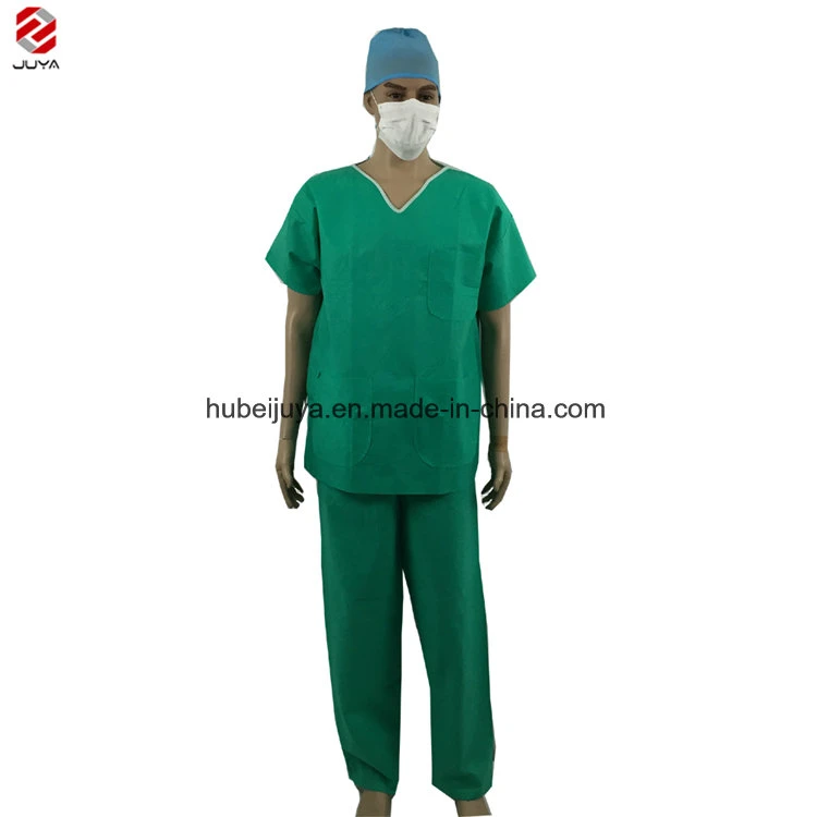 Non Woven Scrub Suit Doctor Uniform Medical Scrubs