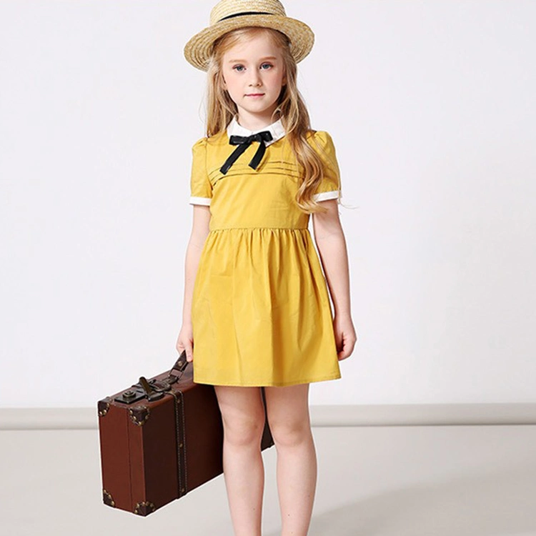 Custom Popular Style School Uniform Pinafore Kindergarten Uniform for Girls