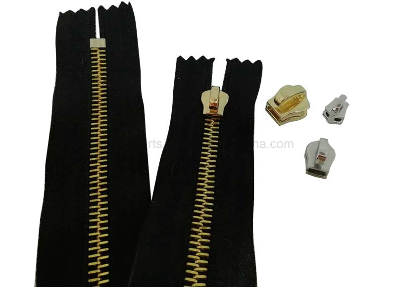 SUS304 Stainless Steel Zipper Head Zipper Slider for Garment Dress Coats