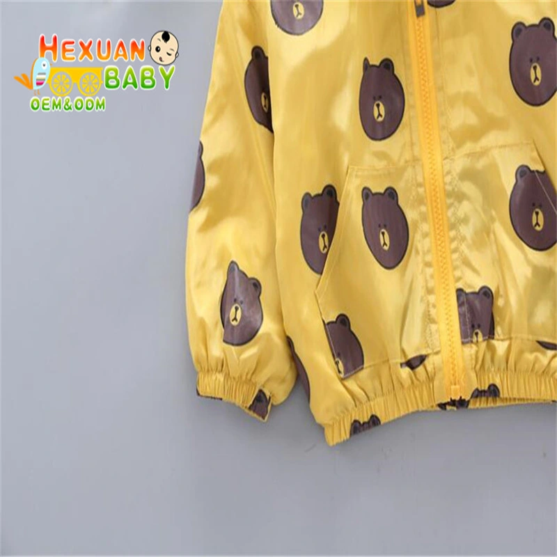 Boys Spring Autumn Polyester Breathable Camouflage Long-Sleeved Hooded Jacket Coats Children's Coats