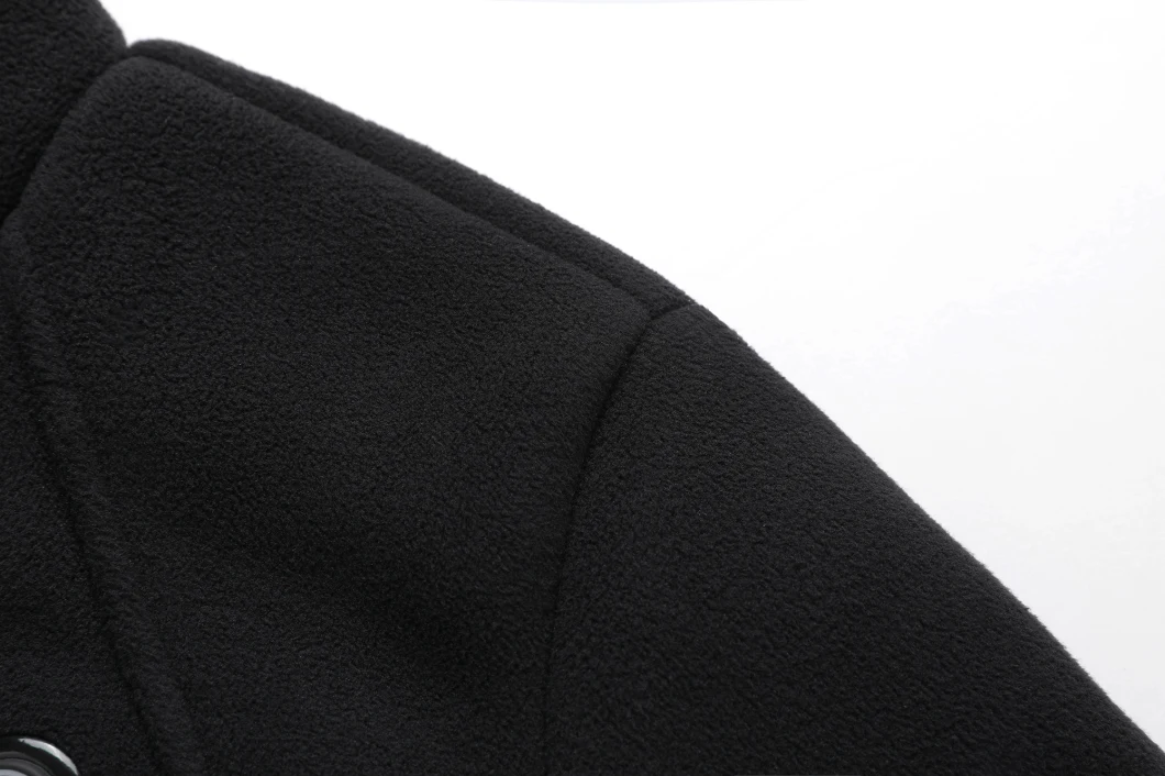 Smart Battery Heated Jacket Stand Collar Women Warm Wool-Coat Th22098