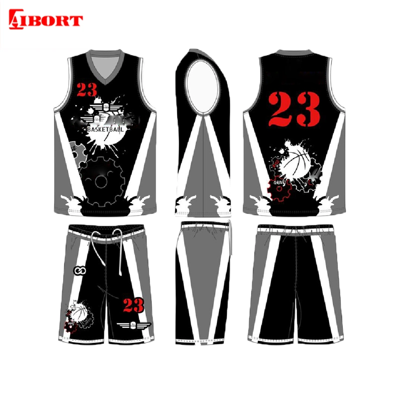 Aibort Cheap Team Training Mens Cheap Basketball Jersey Uniforms (L-BK-24)