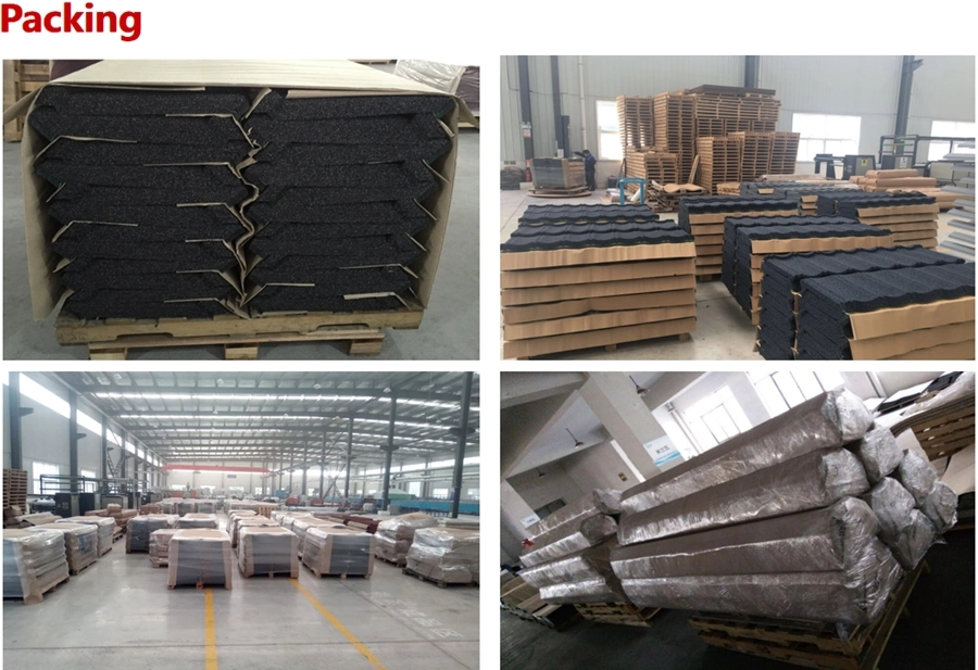 Uganda High Quality Roofing Materials Stone Coated Roof Tile, Stone Coated Roofing Sheet for Africa Market