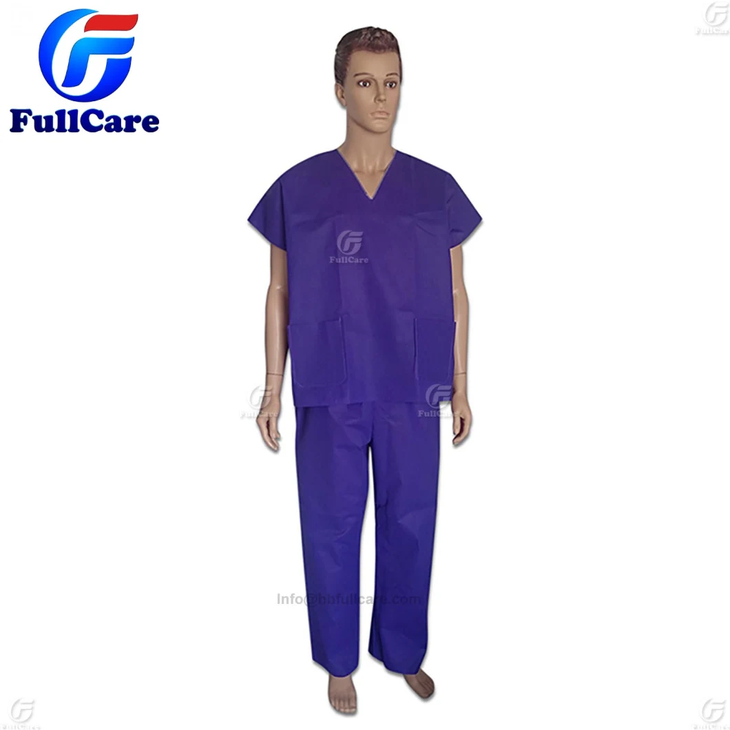 Unisex Disposable Medical Scrub Suit Hospital Uniform, Medical Scrub Suit