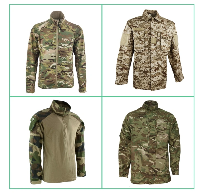 Military Army Tactical Camouflage Combat Gear Long Sleeve Uniform