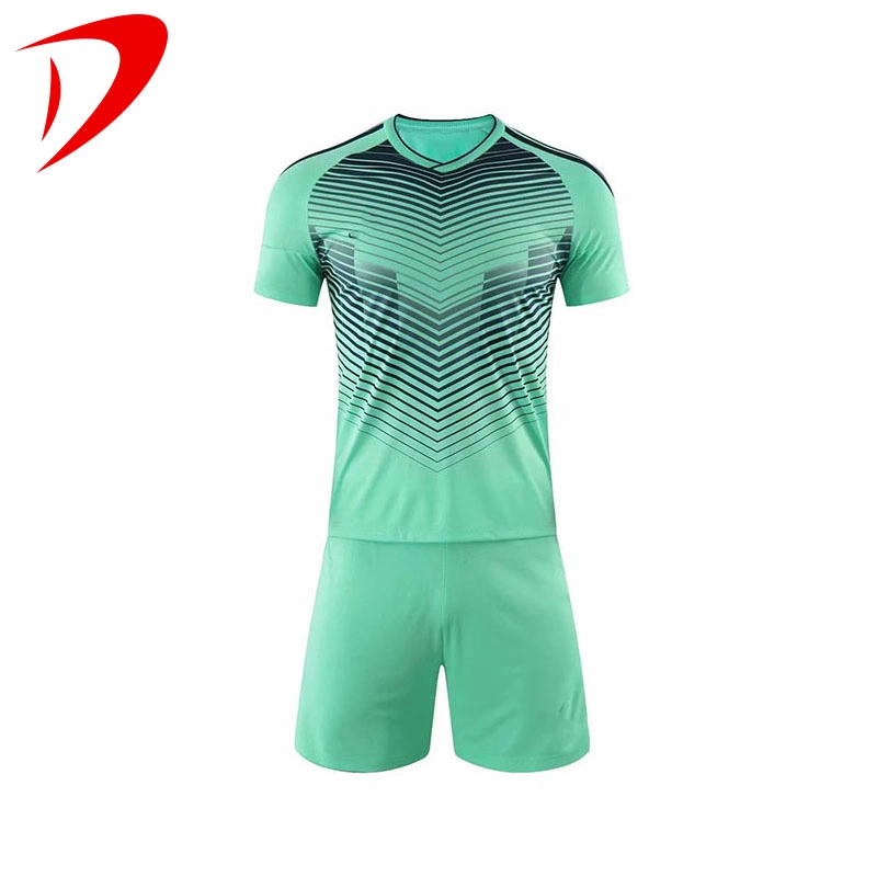 Soccer Team Uniforms Green Blue Uniform Sublimation Kids Cheap for Teams Australia Training High Quality