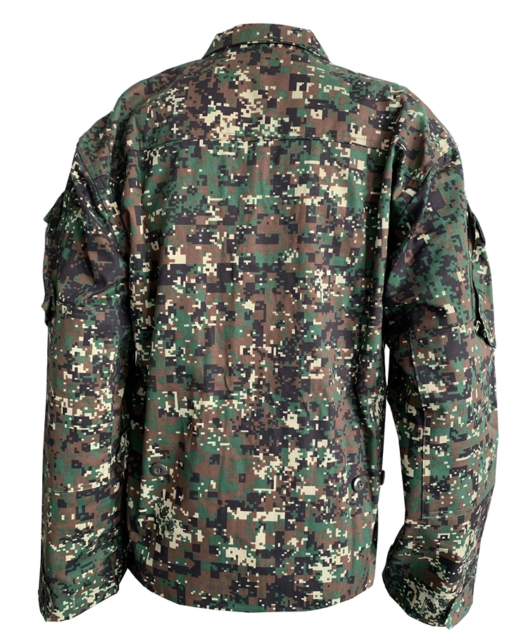 Outdoor Clothes Outdoor Stand-up Collar Pullover Camouflage Clothes Long-Sleeve Riding Marching Combat Camouflage Uniform