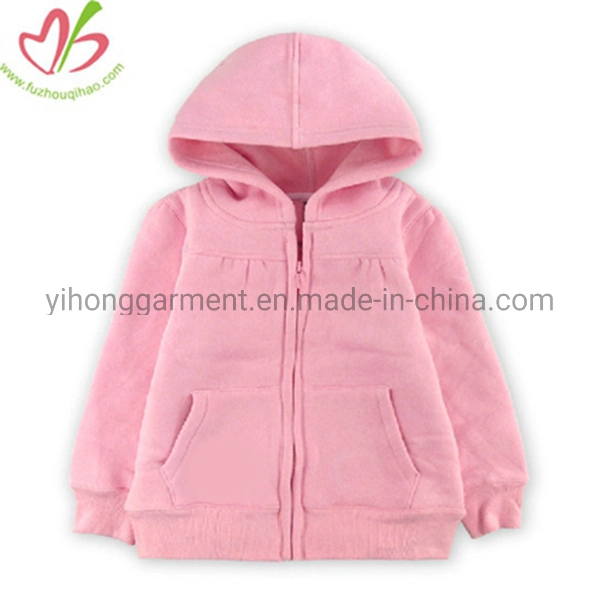 Fleece Girl Pink Sport Coat with Zipper and Pockets