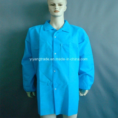 Disposable PP Medical Lab Coat and Hospital Lab Coat Uniforms
