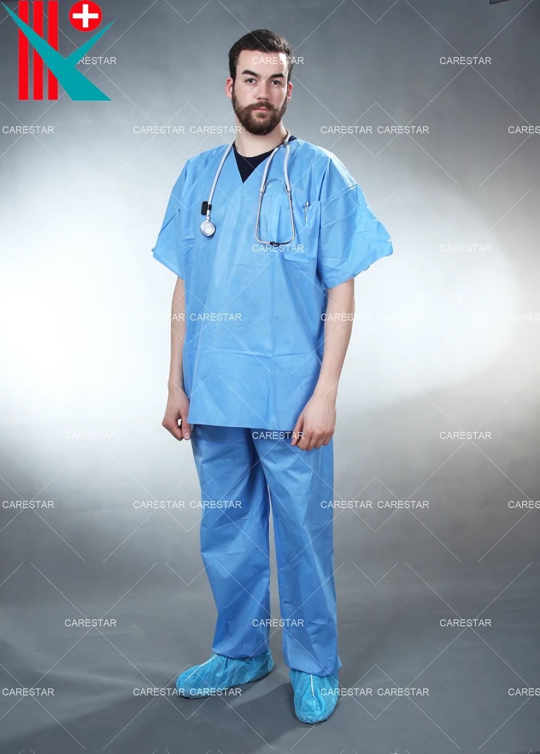 Unisex Disposable Scrub Suit Hospital Uniform Scrub Suit