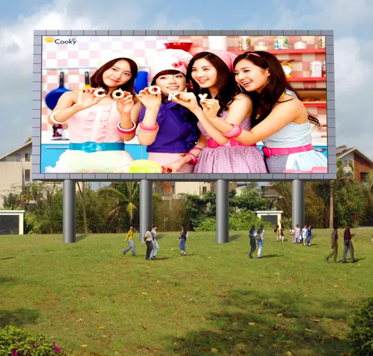 960*960mm P10 Outdoor Steel Iron Cabinet LED Display LED Screen Signs Panel