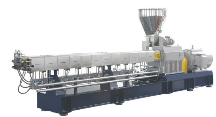 PE/PP/ABS/PC Parallel Co- Rotating Double Screw Plastic Granule Making Machine