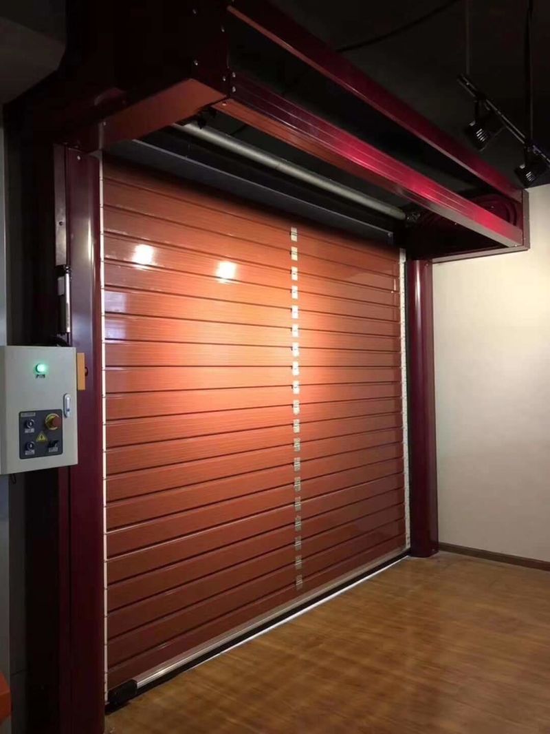 Electric High Speed Spiral Rolling Door for Exterior Use