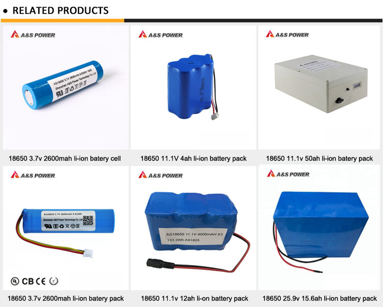 High Quality 18650 25.9V Li-ion Battery Pack 24V 15.6ah Rechargeable Storage Battery