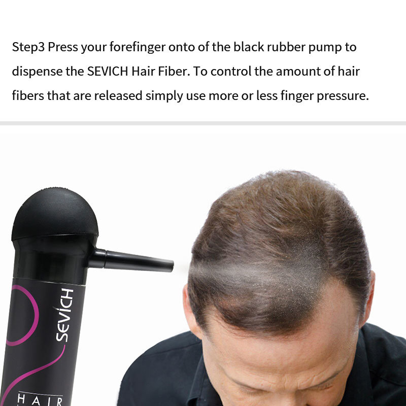 Free Sample Barber Salon Fully Hair Growth Spray Keratin Hair Building Fiber Applicator