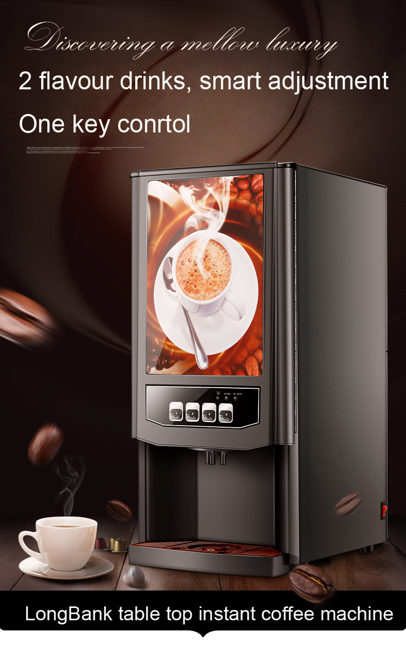 Automatic Table Top Instant Automatic Coffee Vending Machine