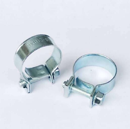 Zinc Plated /Stainless Steel Professional Mini Bolt Type Hose Clamps