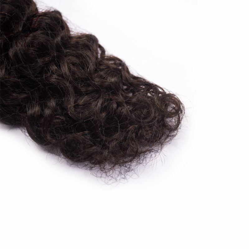 Peruvian Hair Weft Deep Curly Hair Weave Natural Hair