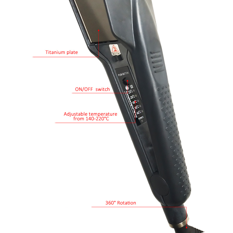 Professional Hair Straightener Hair Iron LED Display Hair Flat Iron