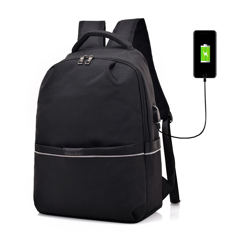 Men's Backpack with USB Charge for Mobile Phone