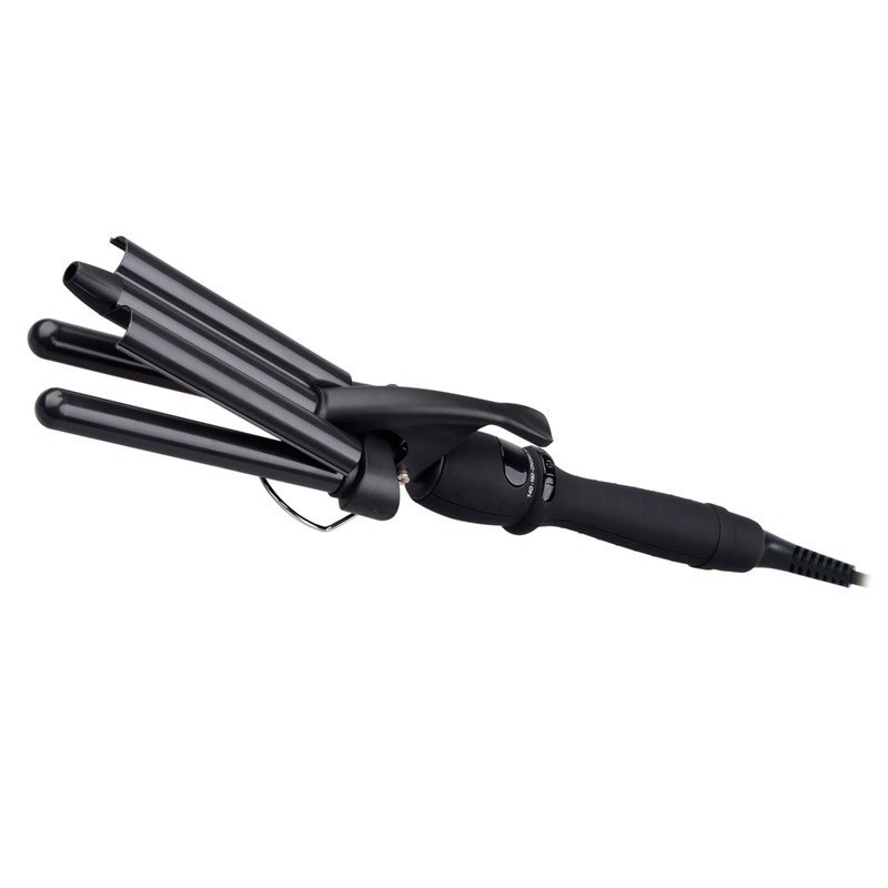 OEM Professional 3 Barrel Hair Curler Hair Curling Iron with LCD