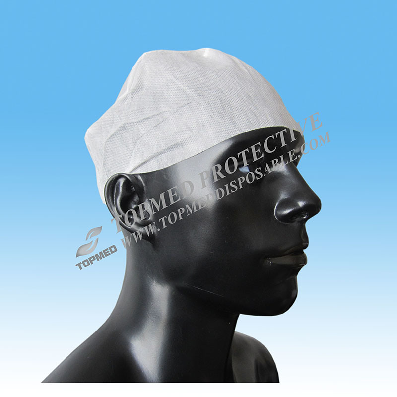 Disposable Nonwoven Worker Cap for Long Hair