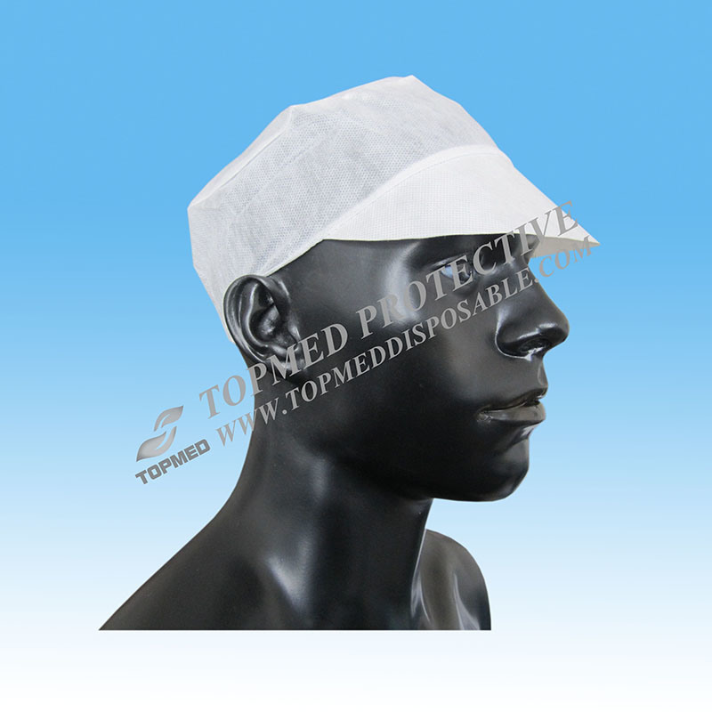 Disposable Nonwoven Worker Cap for Long Hair
