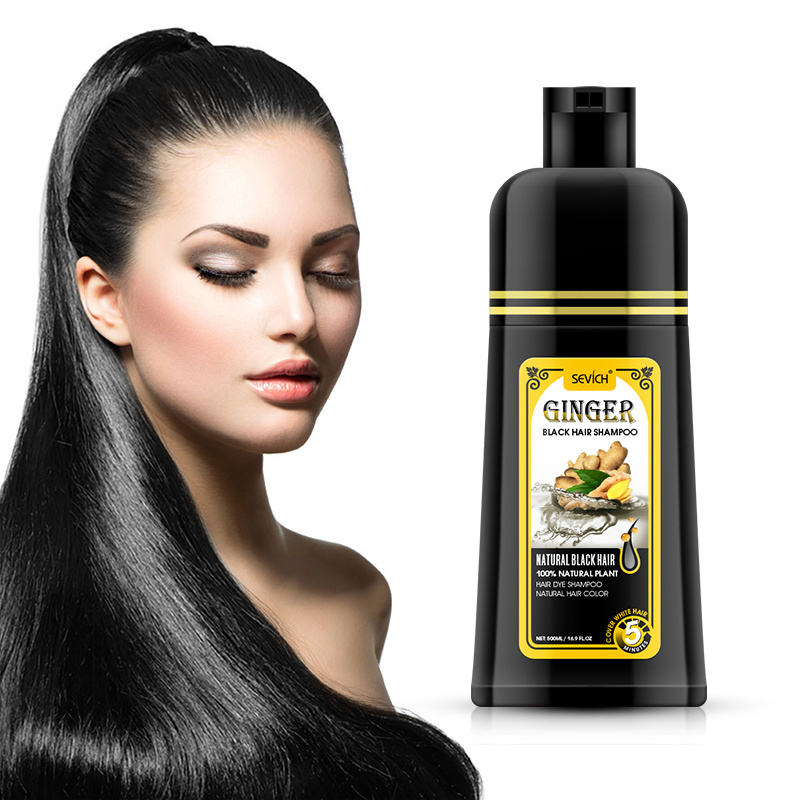 Professional Hair Treatment Dye Black Hair Shampoo for Natural Hair