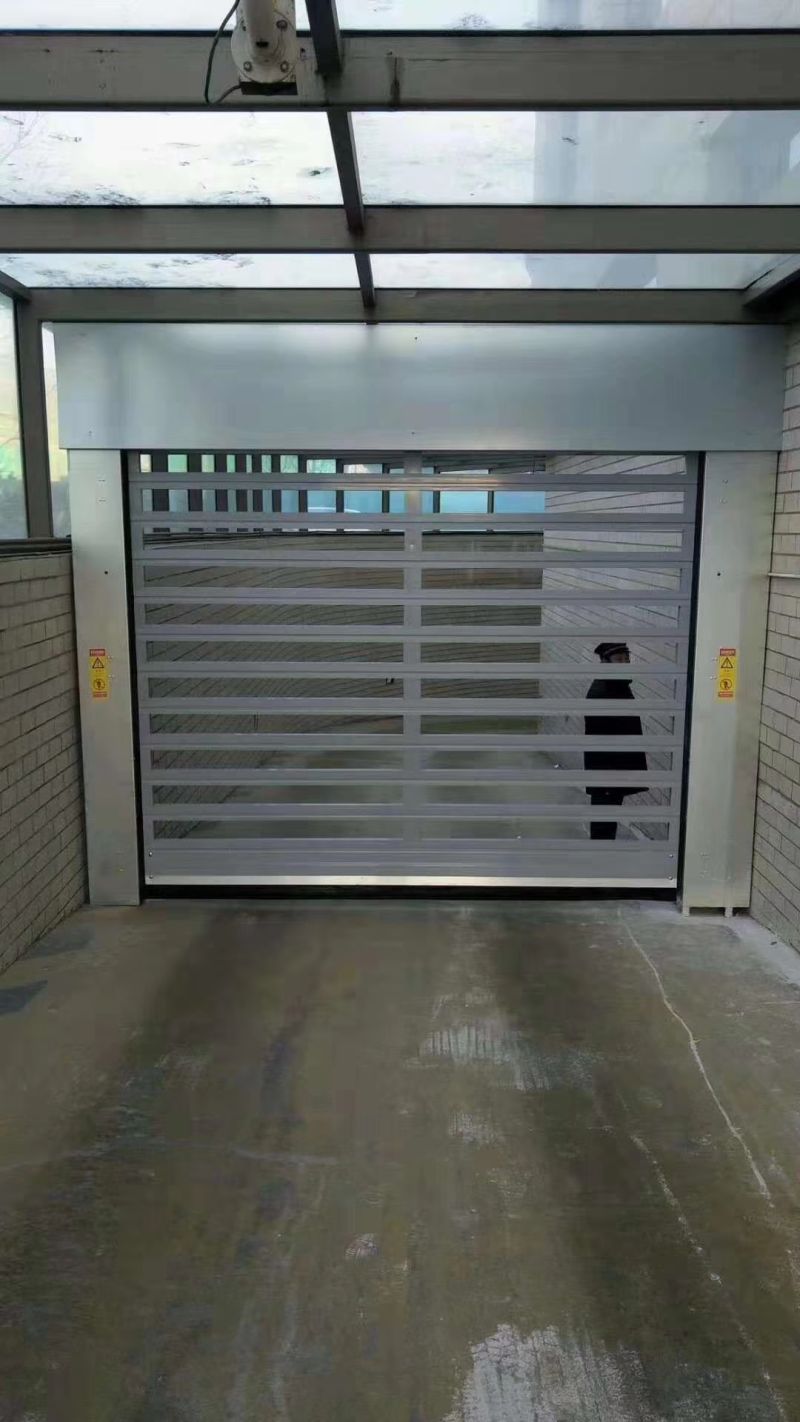 Electric High Speed Spiral Rolling Door for Exterior Use