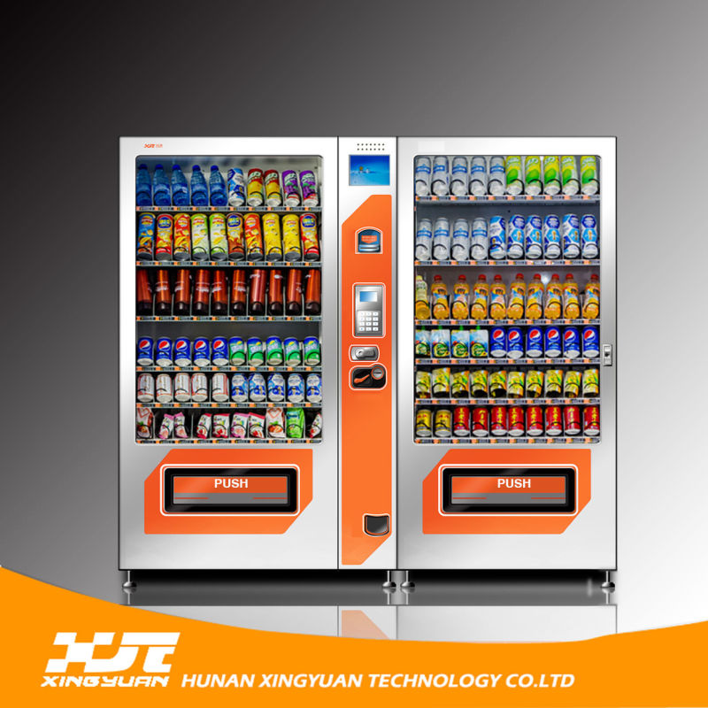 Twin Vending Machine, Large Snack and Drink Vending Machine, Two Cabinet Vending Machine