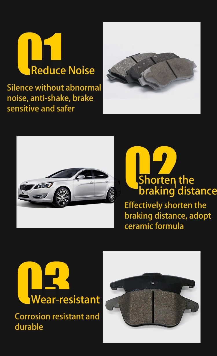 Auto Parts Carbon Ceramic Brake Pad Price for Opel