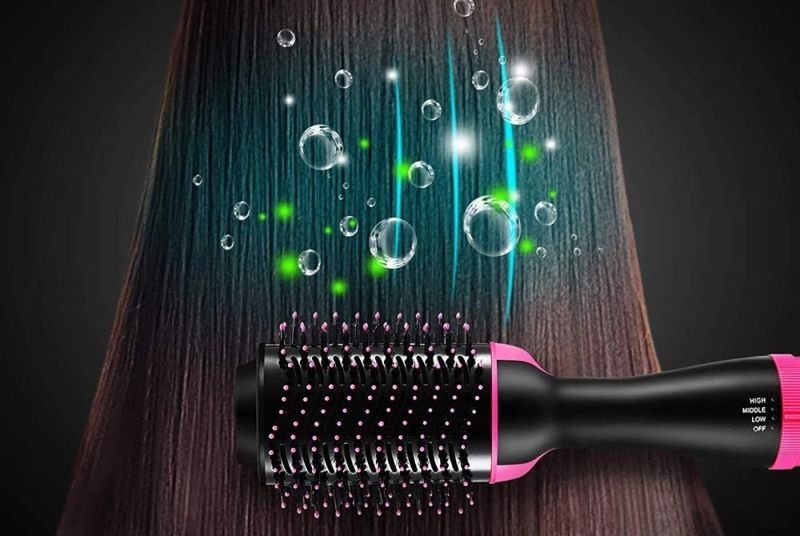 2021 Rotating Hair Curling Iron Wireless Electric Hair Curler