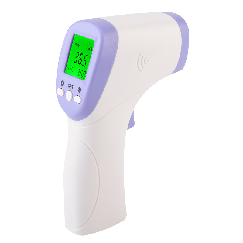 Violet Wireless Contactless Laser IR Forehead Digital Infrared Automatic Thermometer