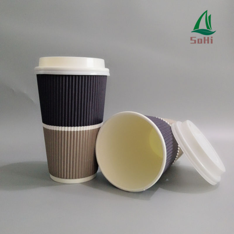 Corrugated Ripple Wall Paper Cup in Stock