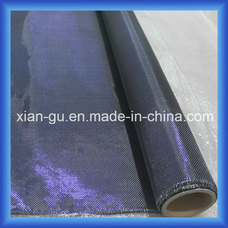 Gemstone Blue Silk Silver Silk Carbon Fiber Cloth