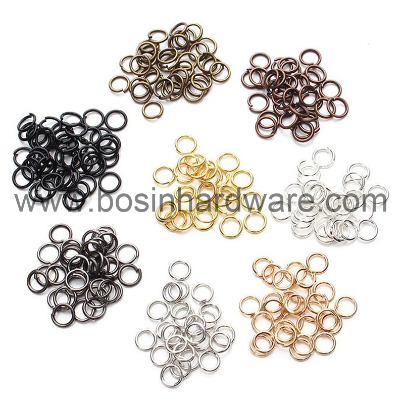 Wholease Metal 12mm Stainless Steel Split Ring