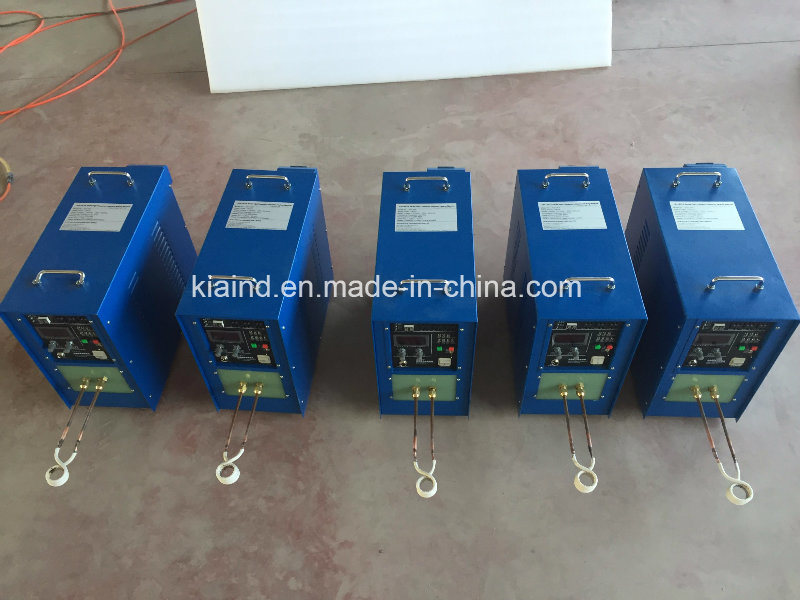 Induction Heating Machine with Graphite Crucible in Coil to Melt Gold