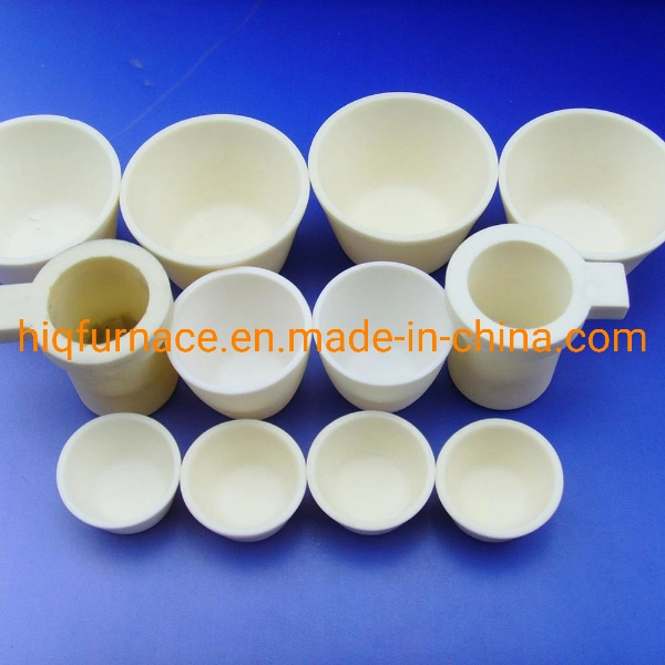 Customized Industrial High Hardness Alumina Ceramic Crucible, 99 Alumina Ceramic Crucible for Lab/Al2O3 Ceramic Crucible