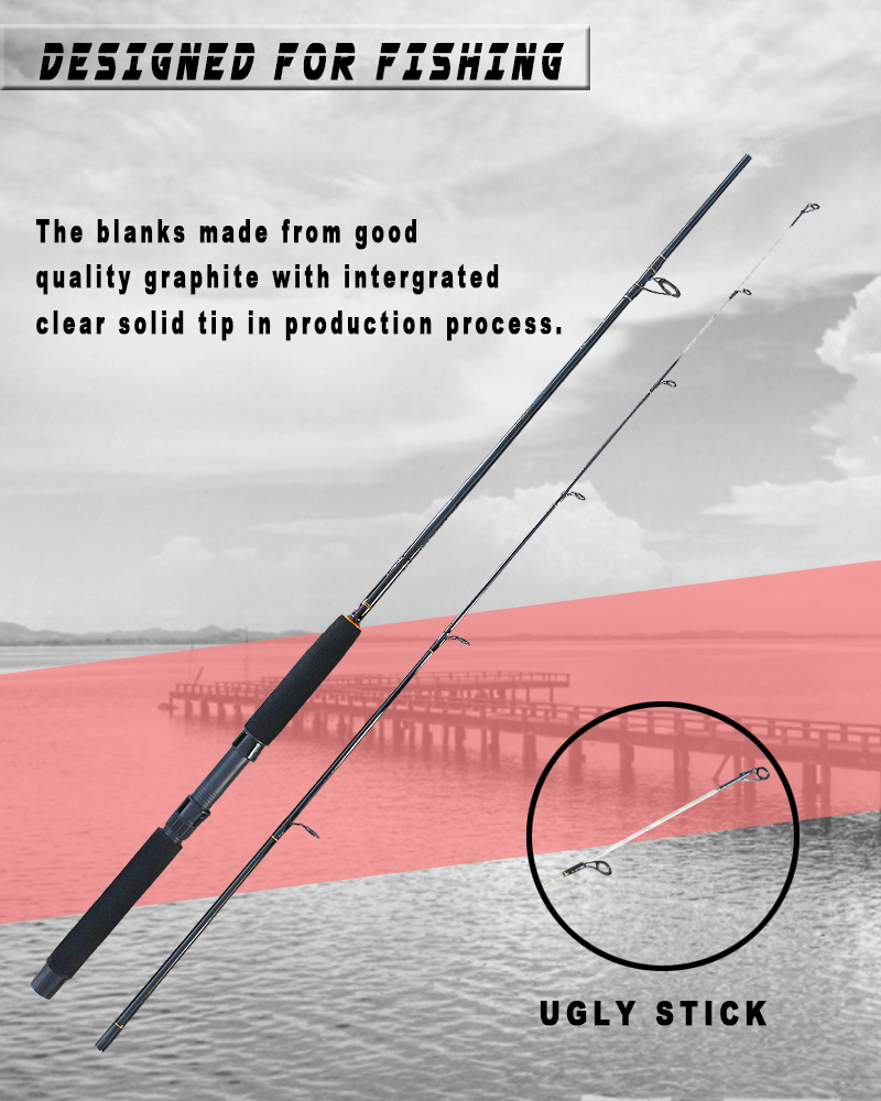 Quality Graphite Slammer Spinning Boat Fishing Rod