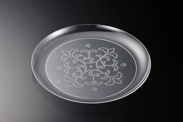 Clear Plastic Plates Dishes PS Plates Tray Supplier