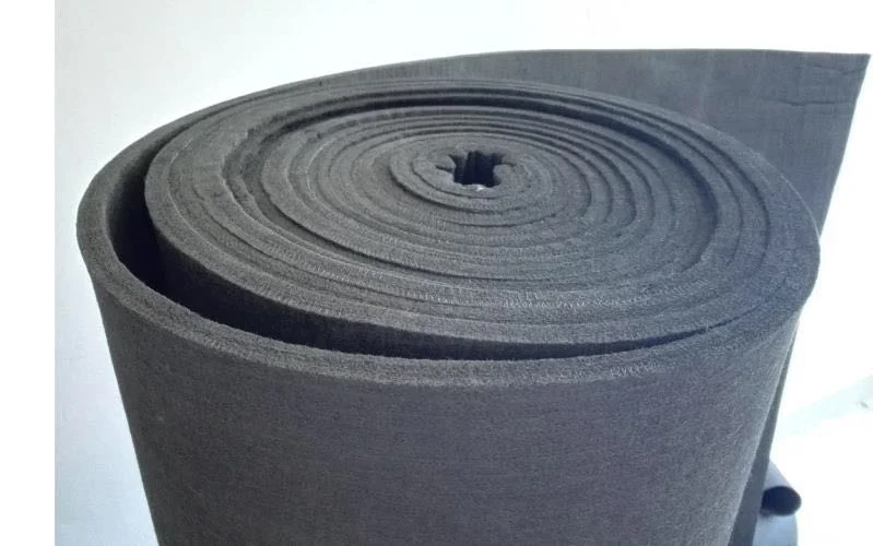 Rayon Based Soft Graphite Felt Fiber Felt Processing