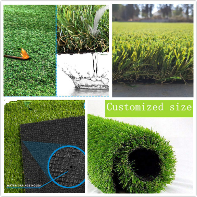 Olive Green Soft Monofilament Thatch Artificial Turf