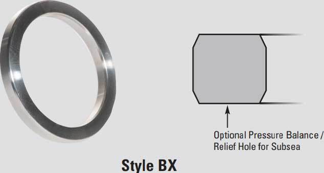 Metal Seal with Grooves and Graphite Filler Kammprofile Gasket