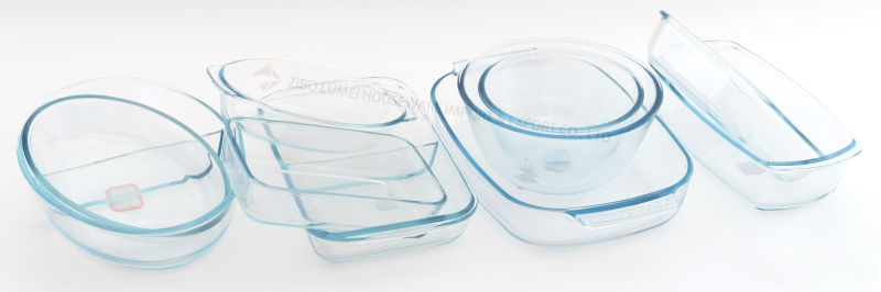 Borosilicate Glass Bakeware Clear Pie/Cake Pan