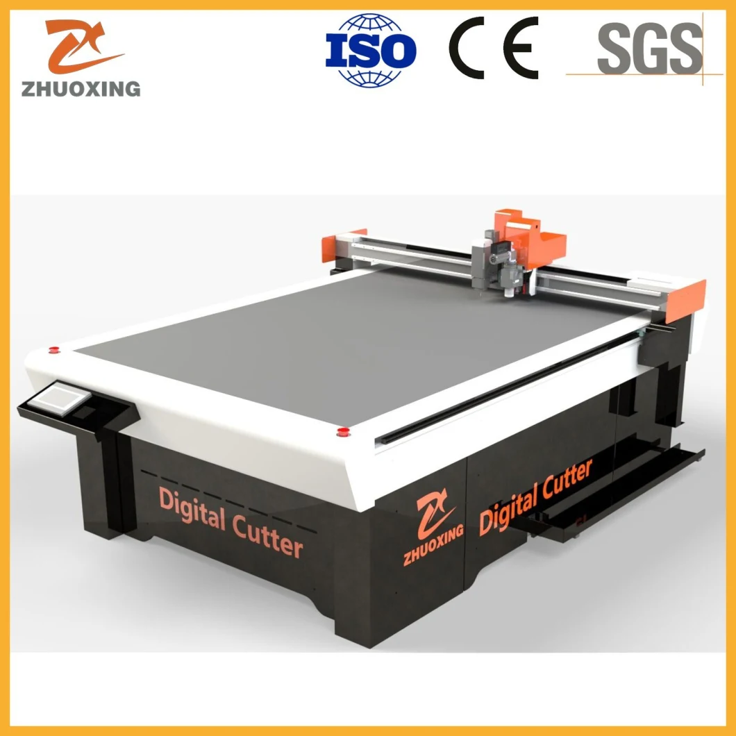 Zhuoxing CNC Knife Cutting Machine for Graphite/PTFE/Asbestos Gasket with Oscillating Knife