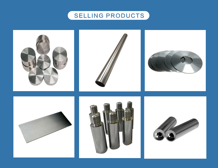 Factory Supply High Quality Tungsten Copper Alloy Parts Wcu Rods