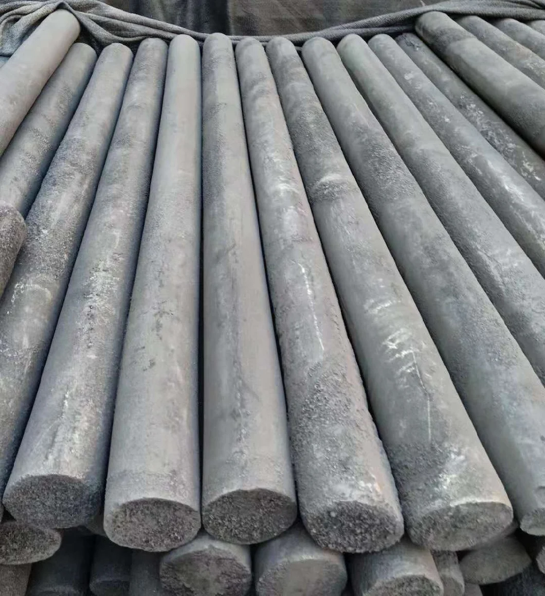 Dia180X1800mm Extruded Graphite Rod Graphite Electrode Manufacturer